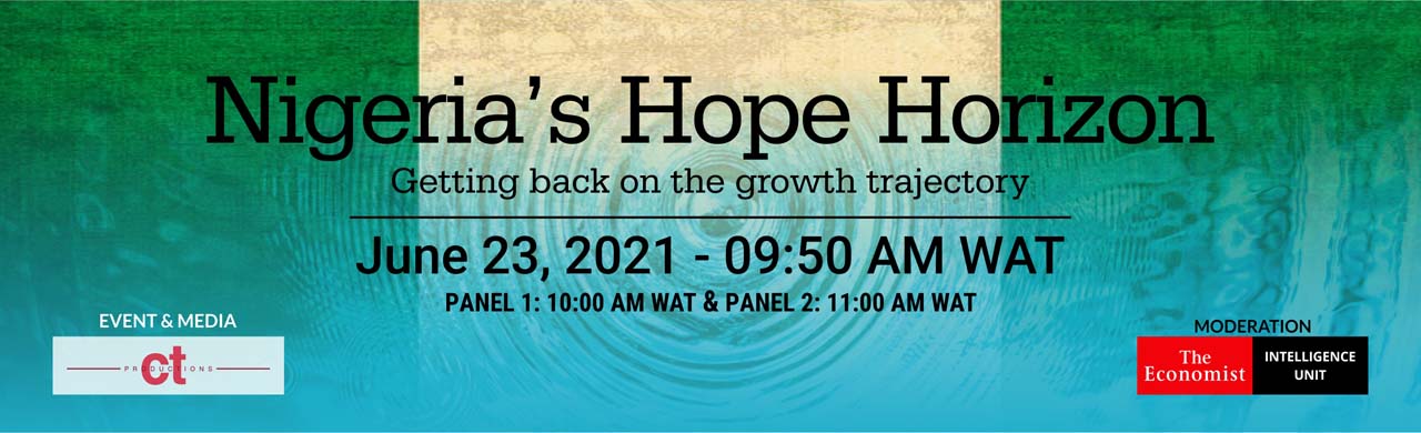 Nigeria’s Hope Horizon 2021 - Banner with date & time