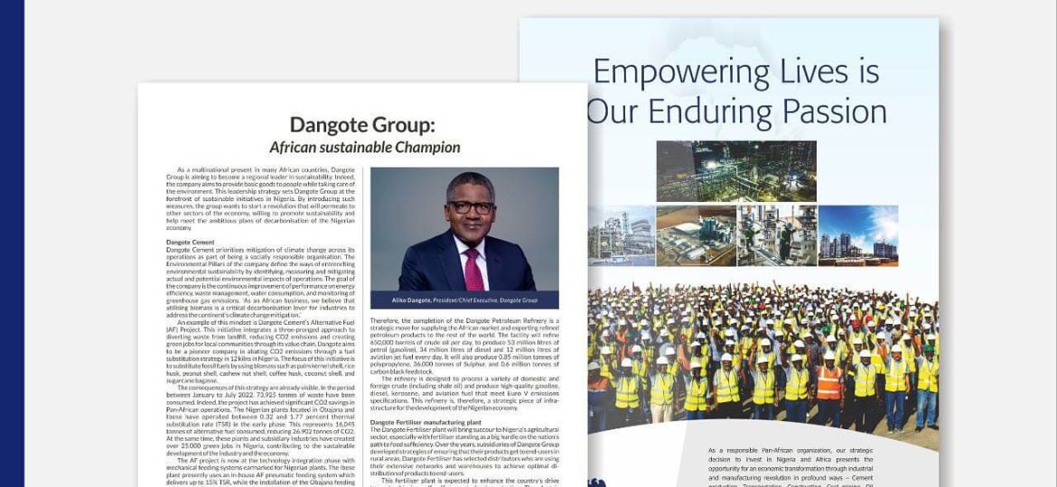 Dangote Group - African Sustainable Champion - CT Productions - 28-11-22