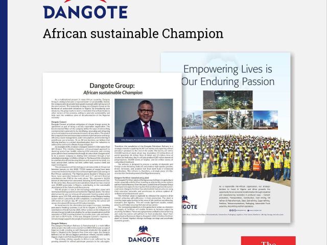 Dangote Group - African Sustainable Champion - CT Productions - 28-11-22