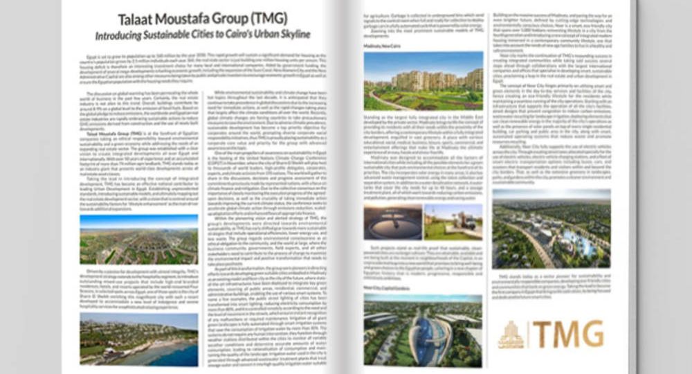 TMG - Introducing Sustainable Cities to Cairo's Urban Skyline - CT Productions 17-11-22