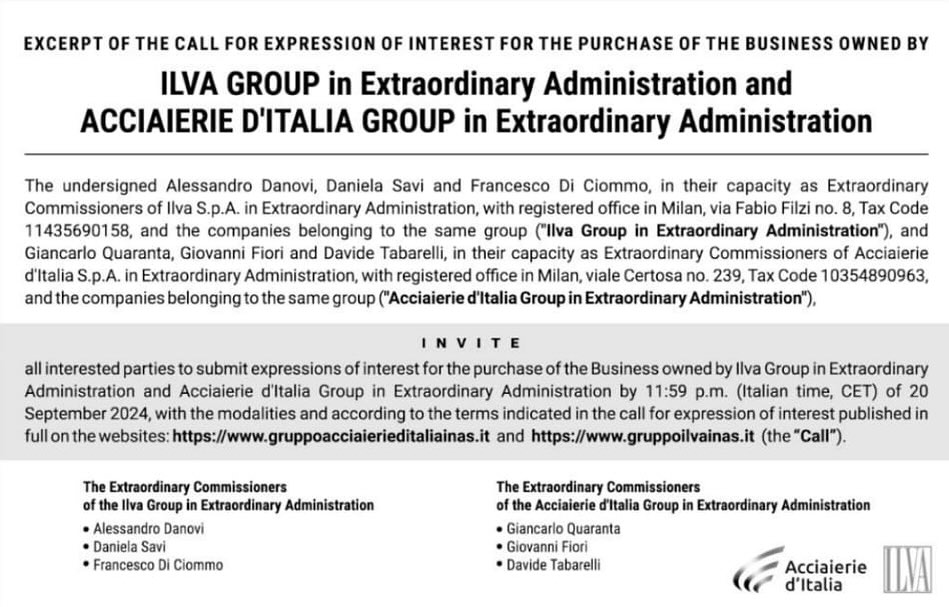 ILVA Group & Acciaierie d’Italia Group