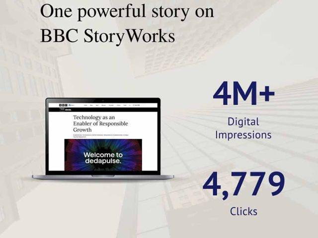 On powerfull story on BBC StoryWorks - Deda Group